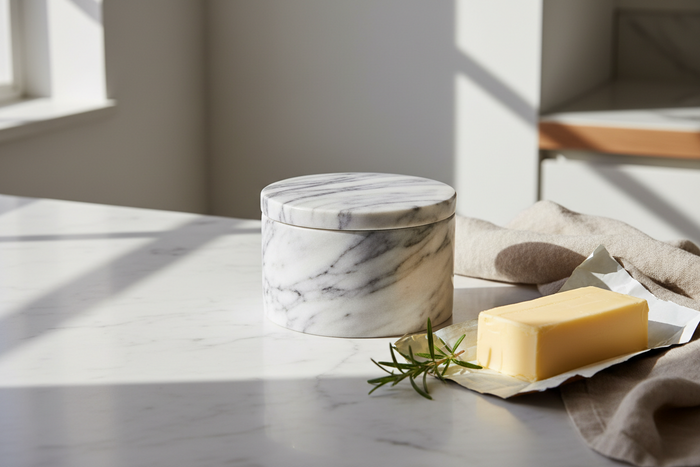 Marble Butter Keepers - Keep Butter Soft and Fresh Naturally