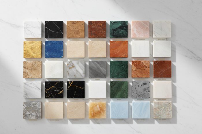The 23 Types of Marble Used in Artreestry Products - A Complete Color & Stone Guide