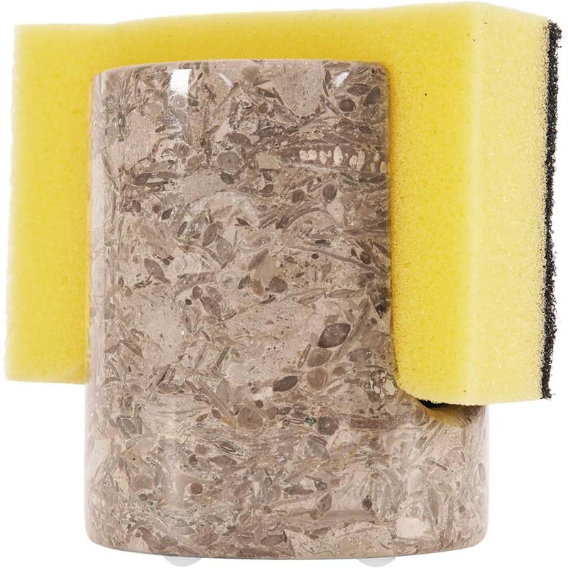 Artreestry Handmade 3.5” Marble sponge holder For kitchen sink - Kitchen Counter Décor