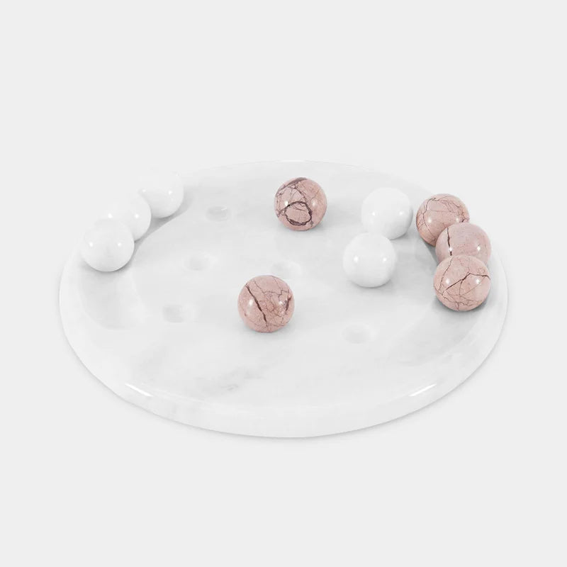 25cm Tic Tac Toe - White & Marinara