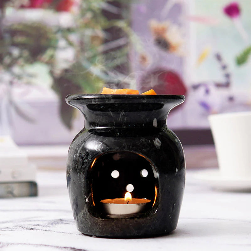 Artreestry Handmade Marble Oil Burner 4" Inches Handmade Candle Wax Warmer