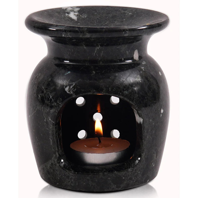 Artreestry Handmade Marble Oil Burner 4" Inches Handmade Candle Wax Warmer