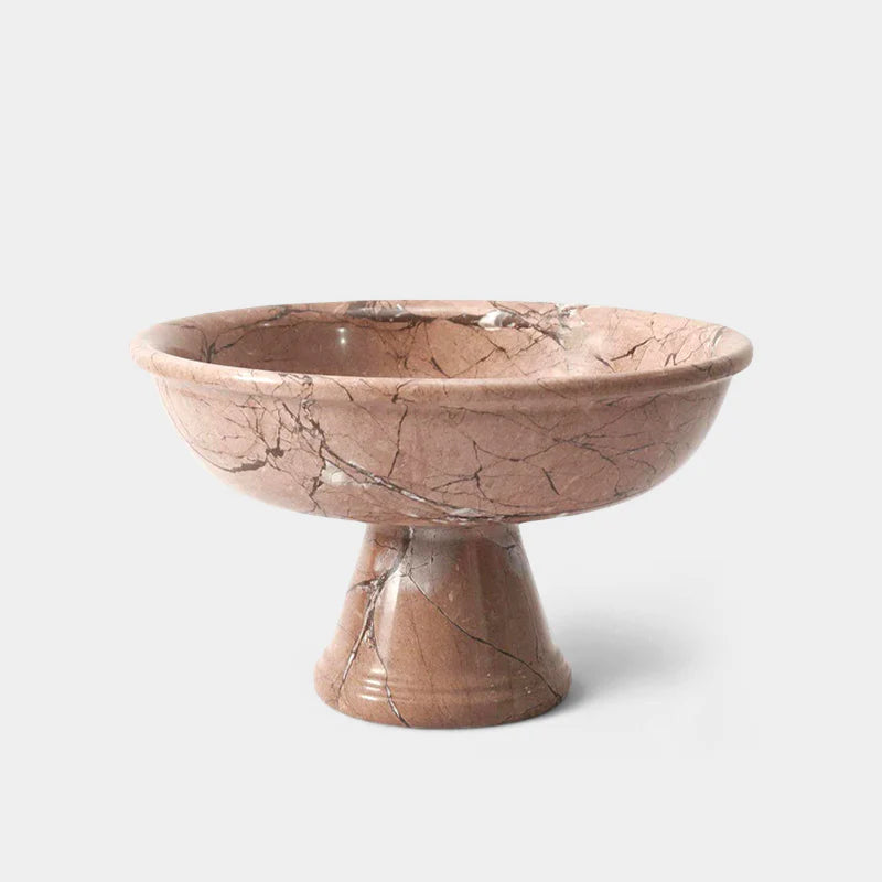 Marble Fruit Bowl Stand – handmade natural stone by Artreestry