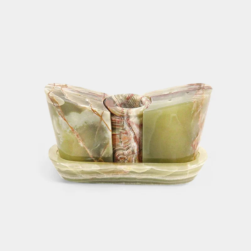 Salt and Pepper With Tray