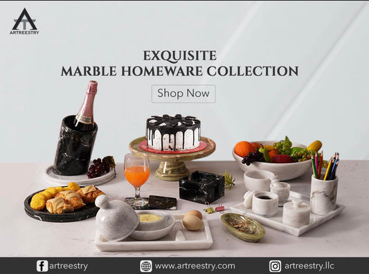 Artreestry Marble Home, Kitchen, Table & Bar Decor