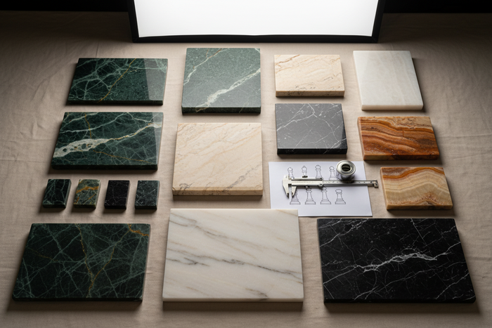 Different Types of Stone Used For Marble Chess Sets