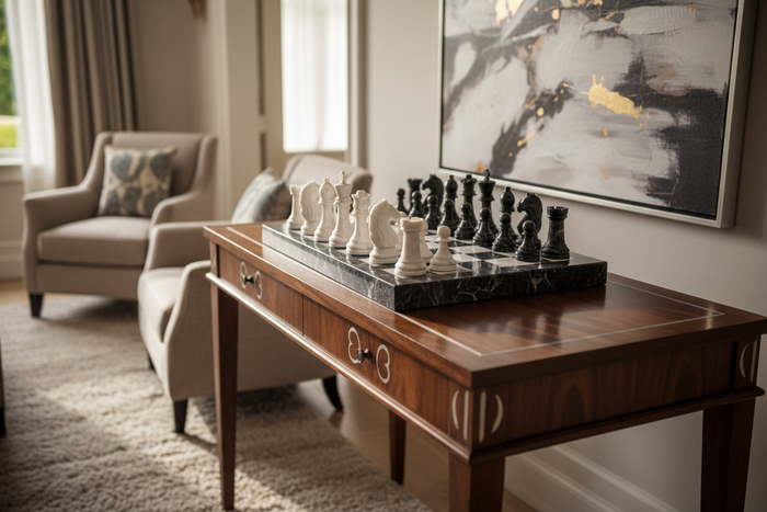 How To Match A Marble Chess Set To Your Home Decor