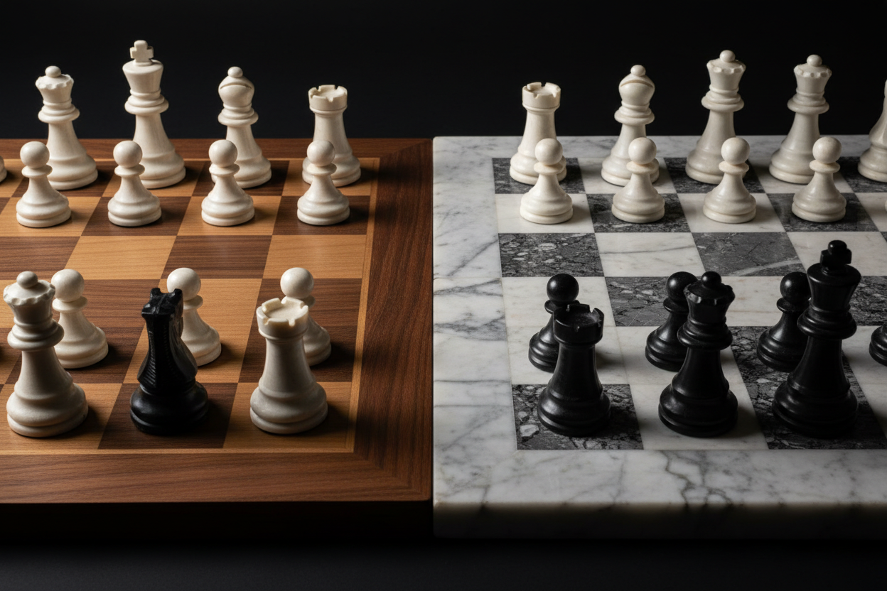 Pairing Marble Chess Pieces With the Right Board Material