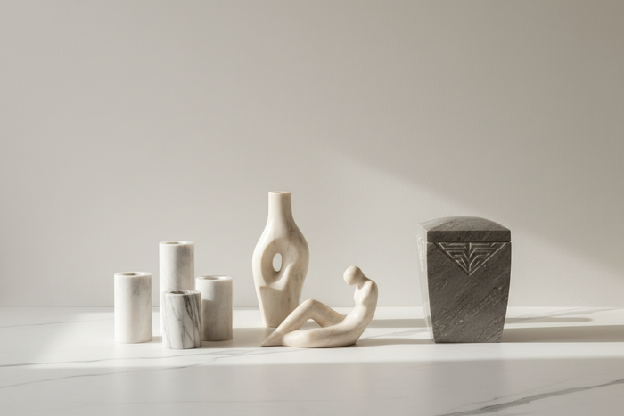 Marble Home Décor That Lasts Forever - Candle Holders, Vases, Sculptures & Cremation Urns by Artreestry