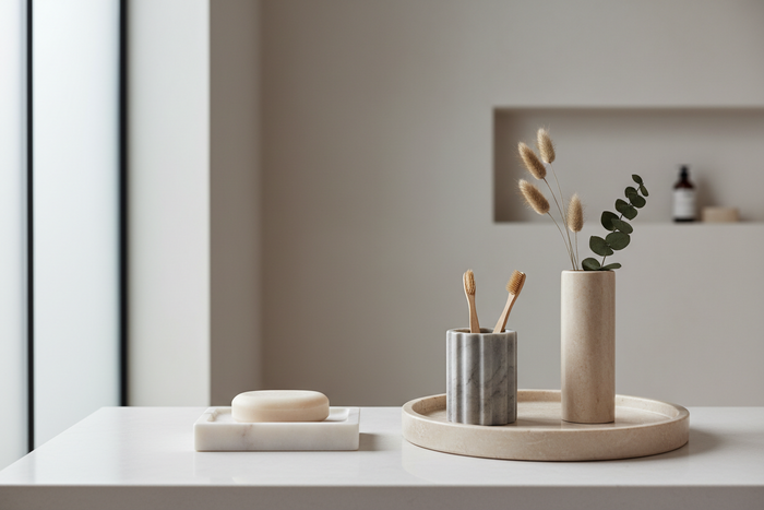 The Zero-Waste Bathroom - How Marble Accessories Outlast Everything Else
