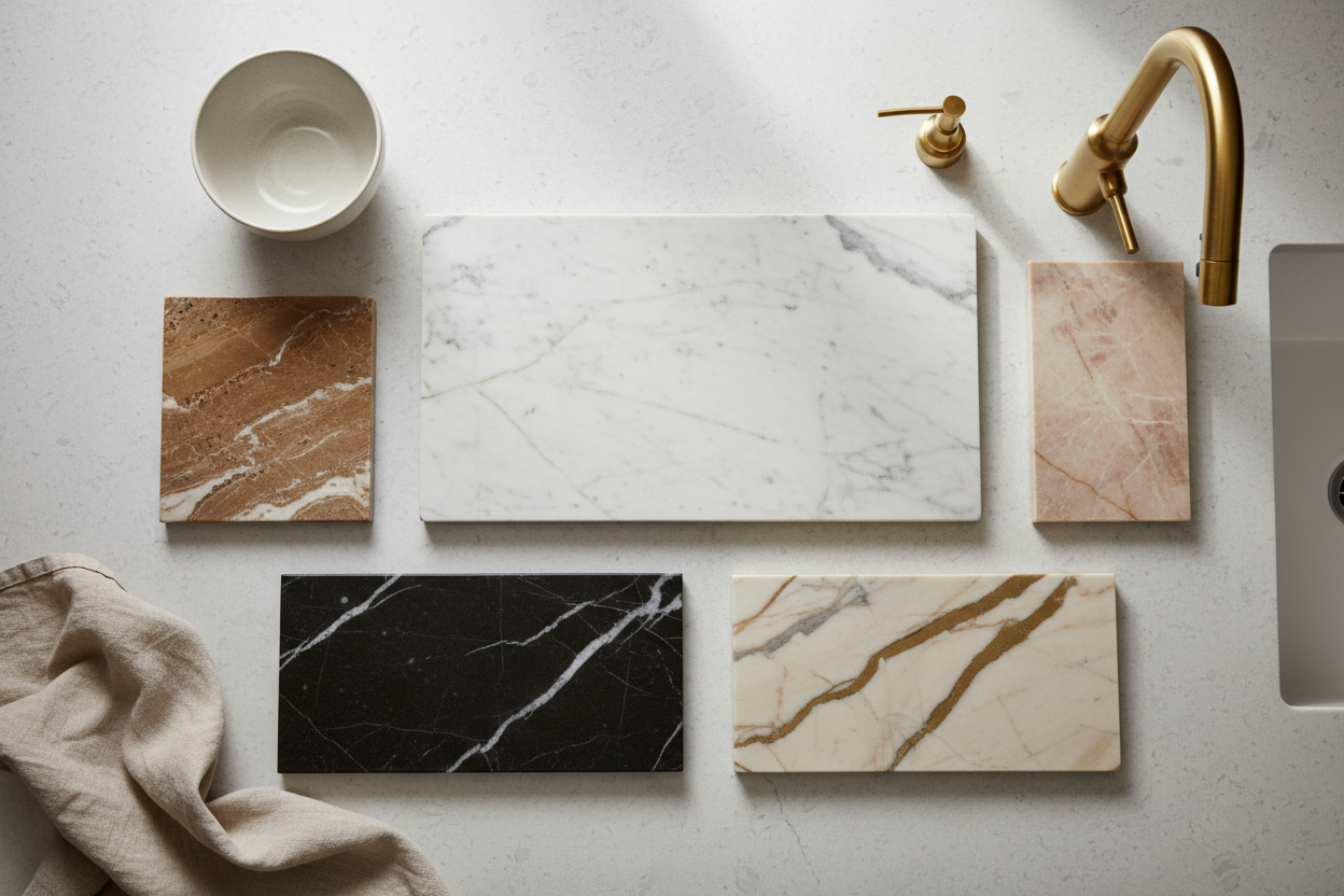 What Marble Color Matches Your Kitchen? A Buyer's Color-Matching Guide