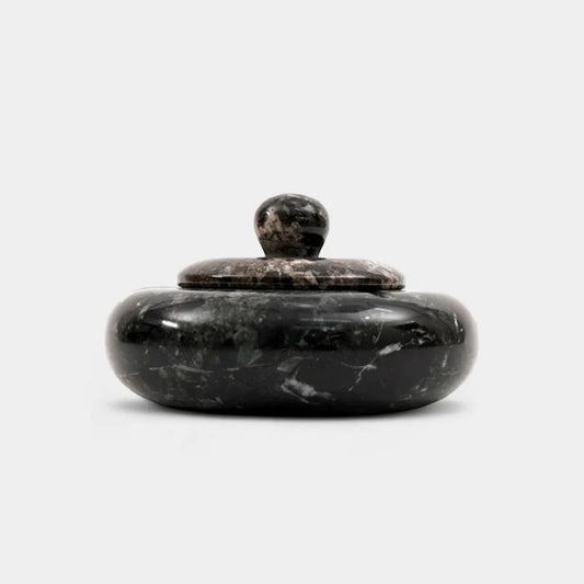 12.5cm Ash Tray – handmade natural marble stone by Artreestry