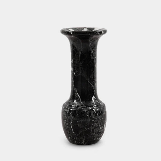 10 Inch Long Neck Vase – handmade natural marble stone by Artreestry