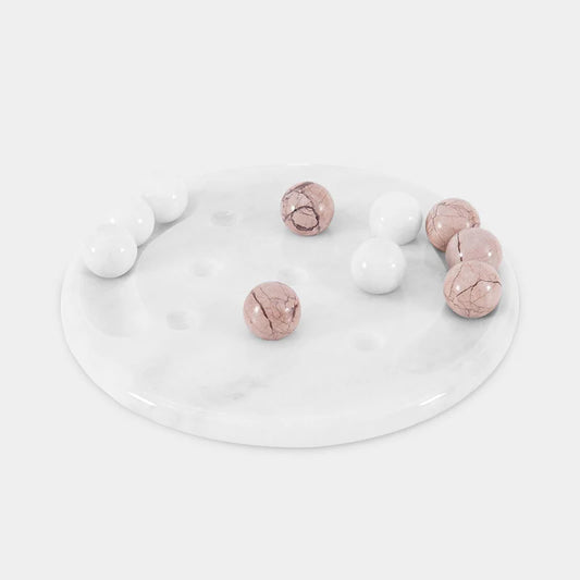 25cm Tic Tac Toe - White & Marinara