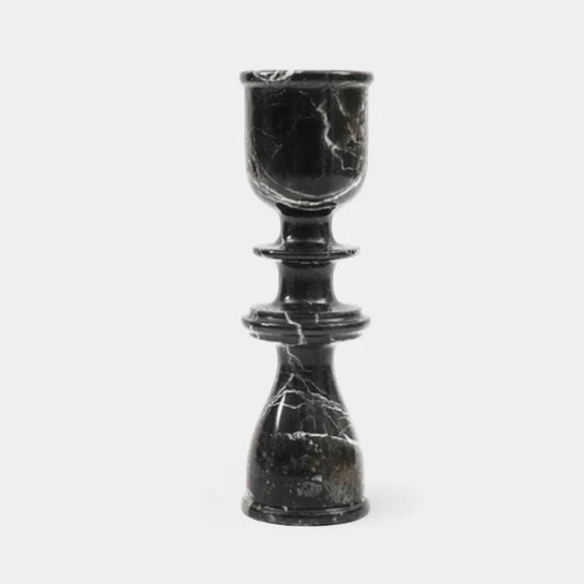 10 Inch Candle Holder – handmade natural marble stone by Artreestry