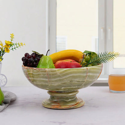 Artreestry Handmade Marble Fruit Bowl- Design B