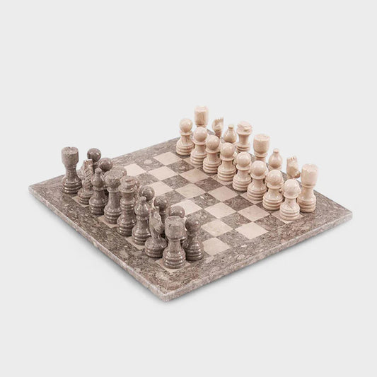 30cm Chess Set With Storage Box - Oceanic & Verona