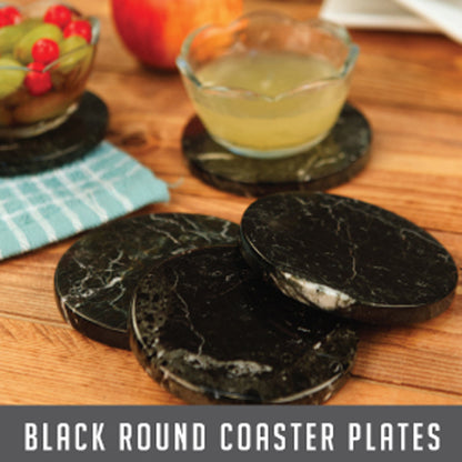 Artreestry Handmade Marble Coasters Round Set of 6