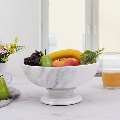 Artreestry Handmade Marble Fruit Bowl- Design B