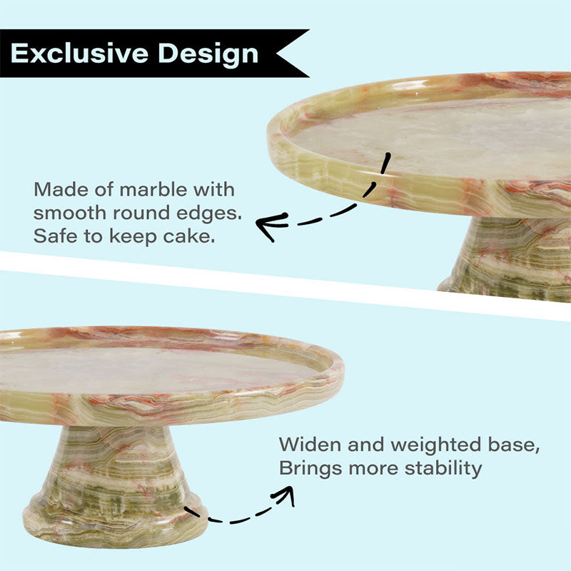 Artreestry Handmade Marble Cup Cake Stand