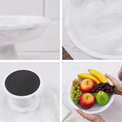 Artreestry Handmade Marble Fruit Bowl- Design B