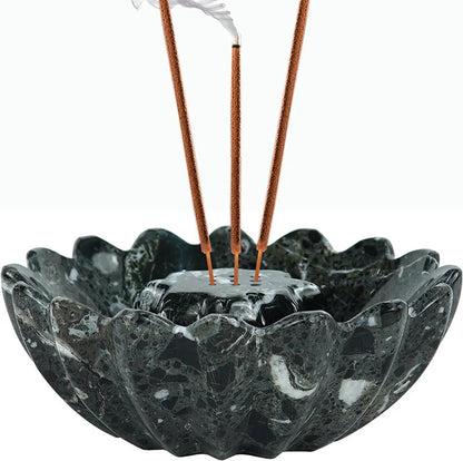 Artreestry Handmade Marble Incense Holder Star