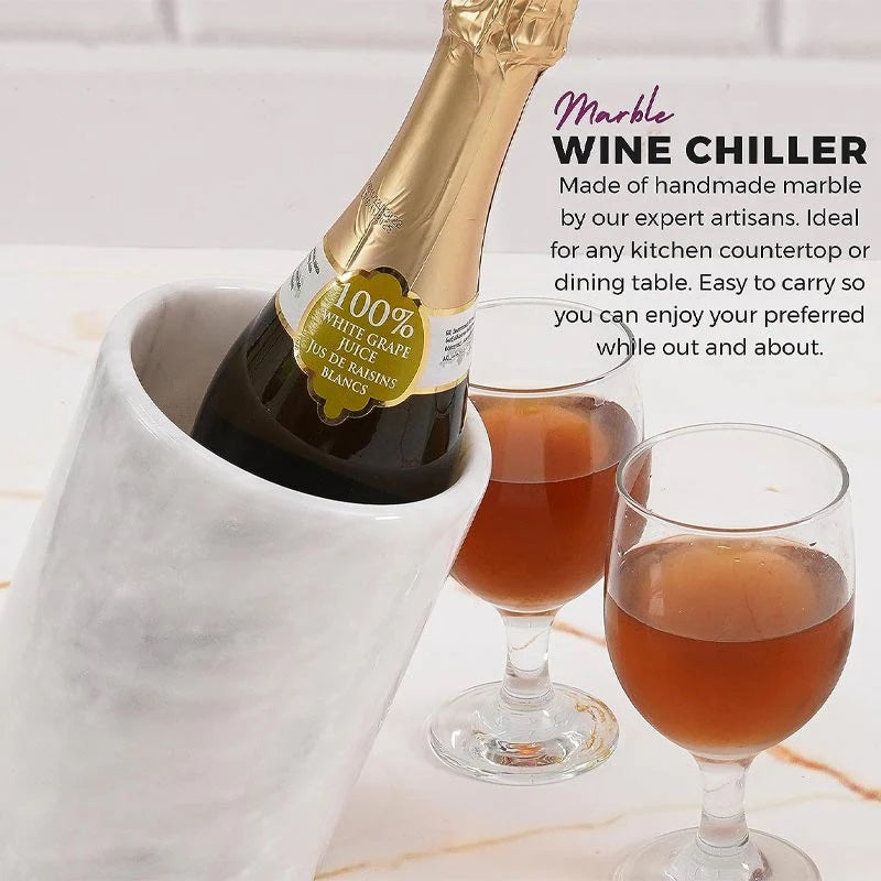 Artreestry Handmade Marble Wine Chiller (New)