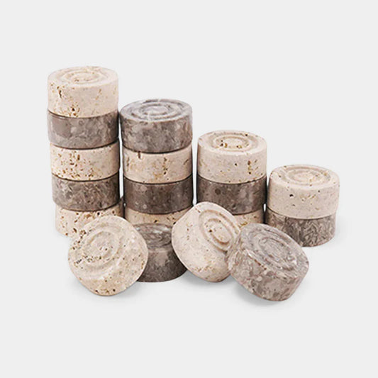 Checkers Figures - Oceanic & Travertine