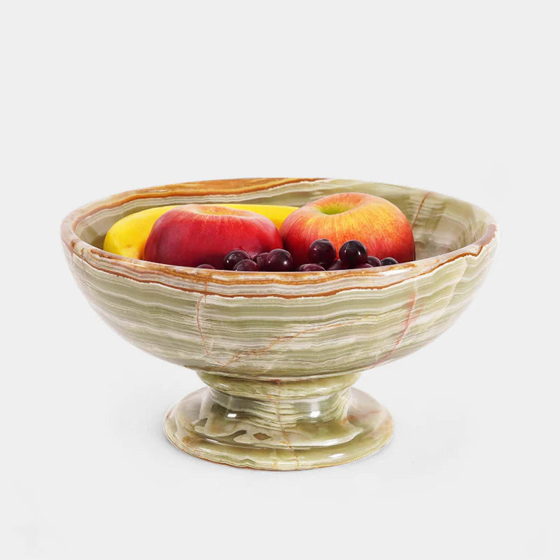 Chic 25cm Marble Fruit Bowl