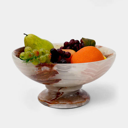 Chic 25cm Marble Fruit Bowl