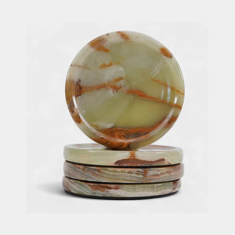Coaster Plates - Depth Design - Set of 4