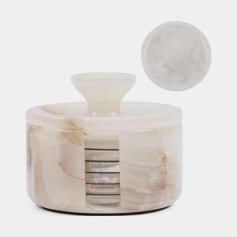 Coaster Set - Round with Cap