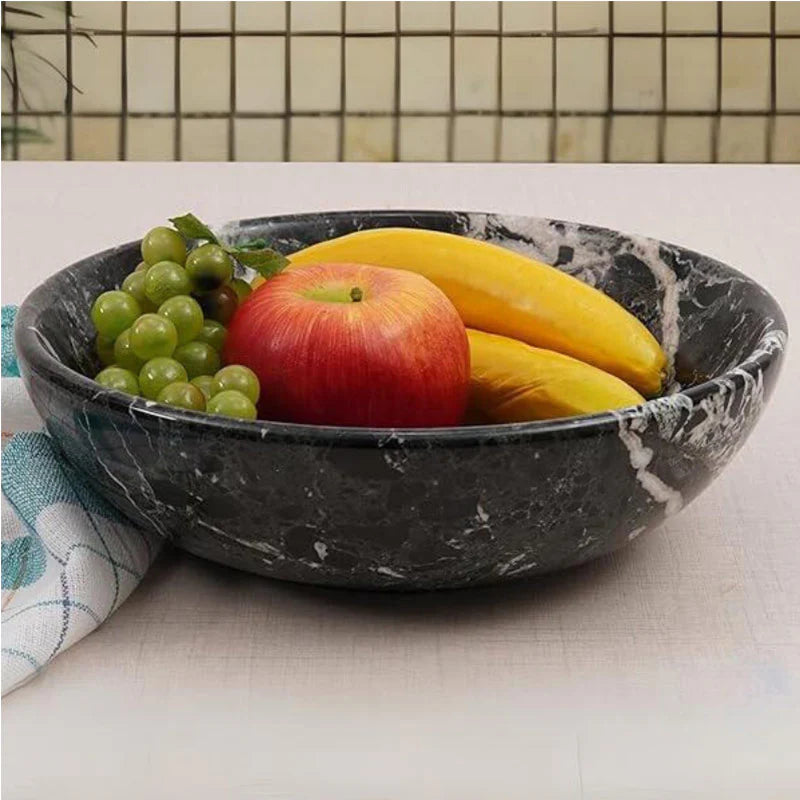 Artreestry Handmade Marble Fruit Dish