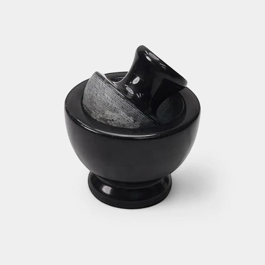 Large Marble Mortar & Pestle Set – handmade natural marble stone by Artreestry