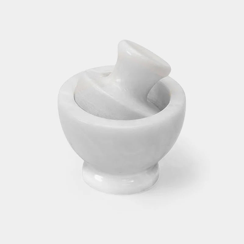 Large Marble Mortar & Pestle Set