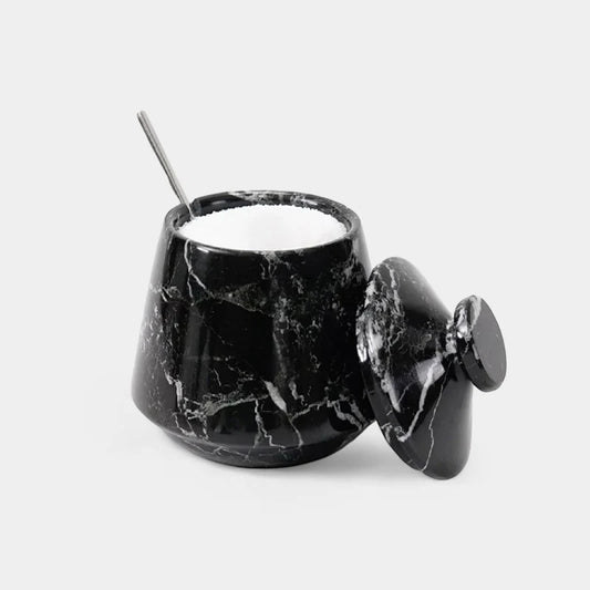 Marble Big Tumbler Salt Cellar