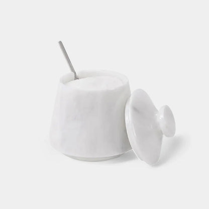 Marble Big Tumbler Salt Cellar