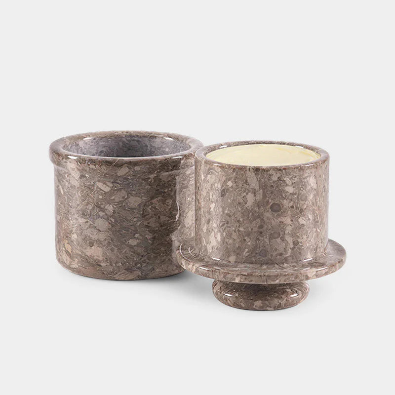 Marble Butter Crock