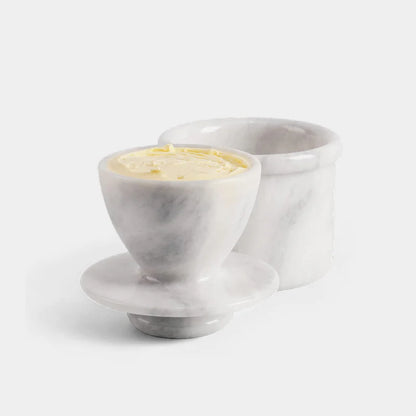 Marble Butter Crock