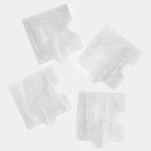 Marble Puzzle Coaster Set of 4