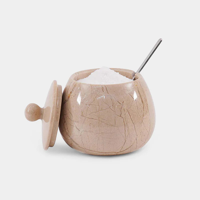 Marble Single Salt Cellar Bell Design
