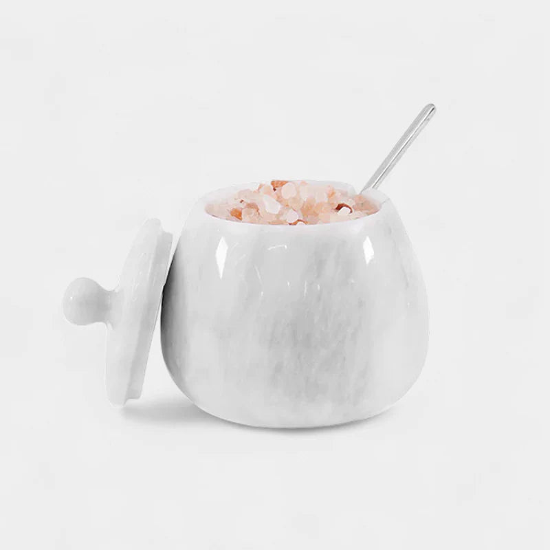 Marble Single Salt Cellar Bell Design