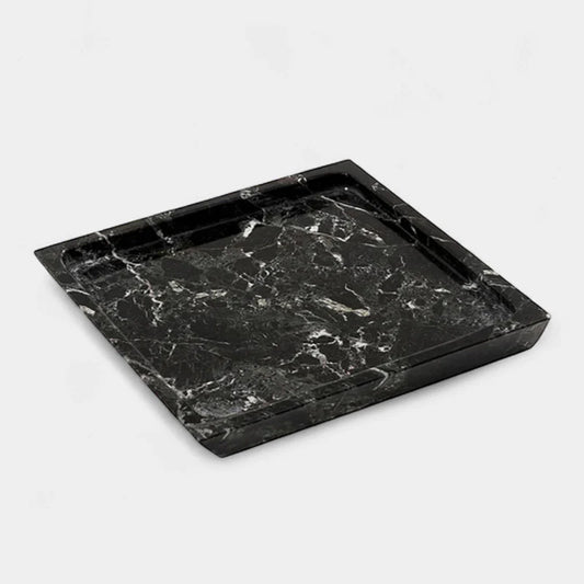 Marble Square Tray – handmade natural stone by Artreestry