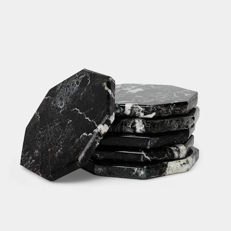 Marble Star Coaster Plates