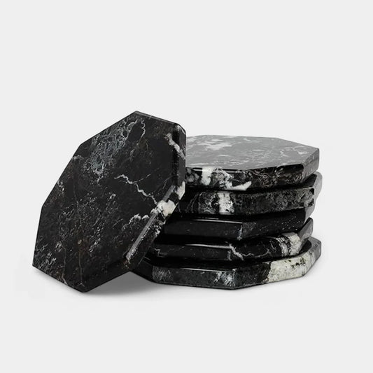 Marble Star Coaster Plates