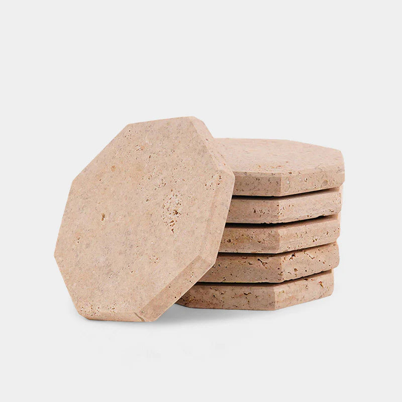 Marble Star Coaster Plates