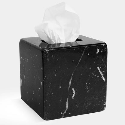 Marble Tissue Box Holder - Square
