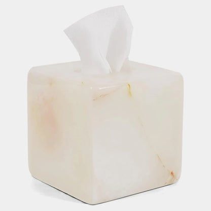 Marble Tissue Box Holder - Square
