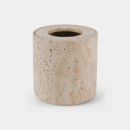 Round Trash Can With Cap
