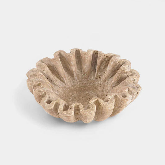 Travertine Fruit Bowl